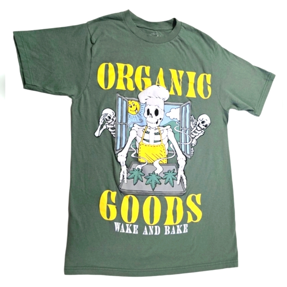 Eighty Eight Gray Tee with Yellow Graphic